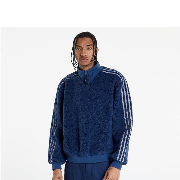 ADIDAS ORIGINALS A.B SHERPA CREW Sweatshirt - Picture 8 of 9